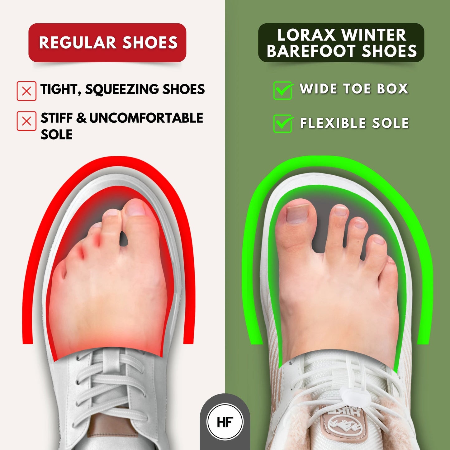 Lorax Winter ¨C Ergonomic & Supportive Winter Barefoot Shoes (Unisex)