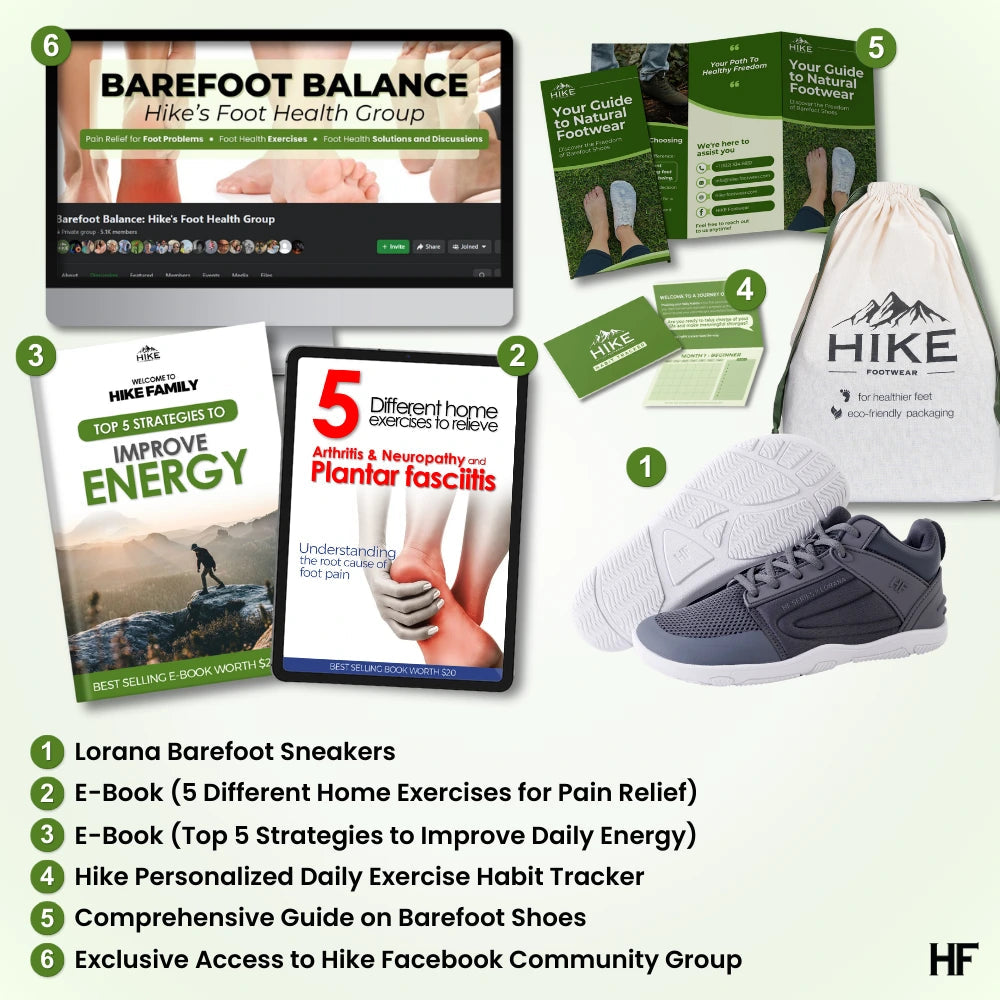 Lorana Sneakers ¨C Ergonomic Barefoot Shoes for Everyday Wear (Unisex)