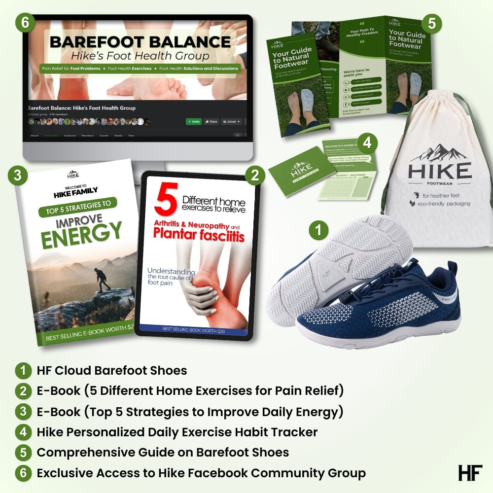 HF Series x Cloud ¨C Ergonomic & Supportive Barefoot Shoes (Unisex) (All-Day Workers)
