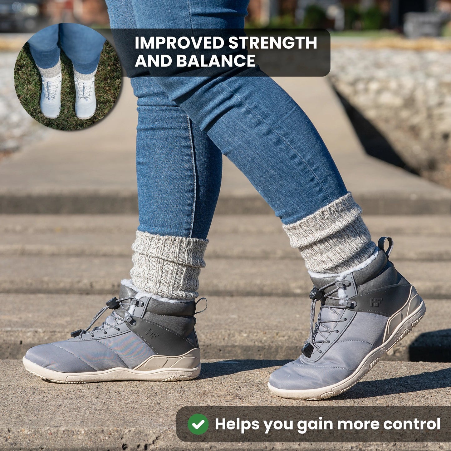 HF Azura ¨C Ergonomic & Supportive Winter Barefoot Shoes (Unisex)