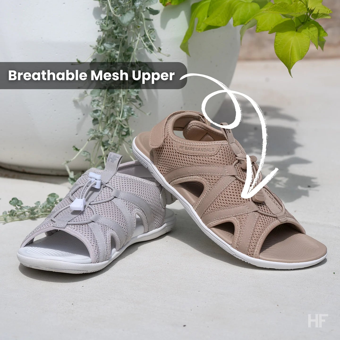 HF Baresandals II ¨C Ergonomic Footbed & Ultra-Lightweight Barefoot Sandals (Unisex)