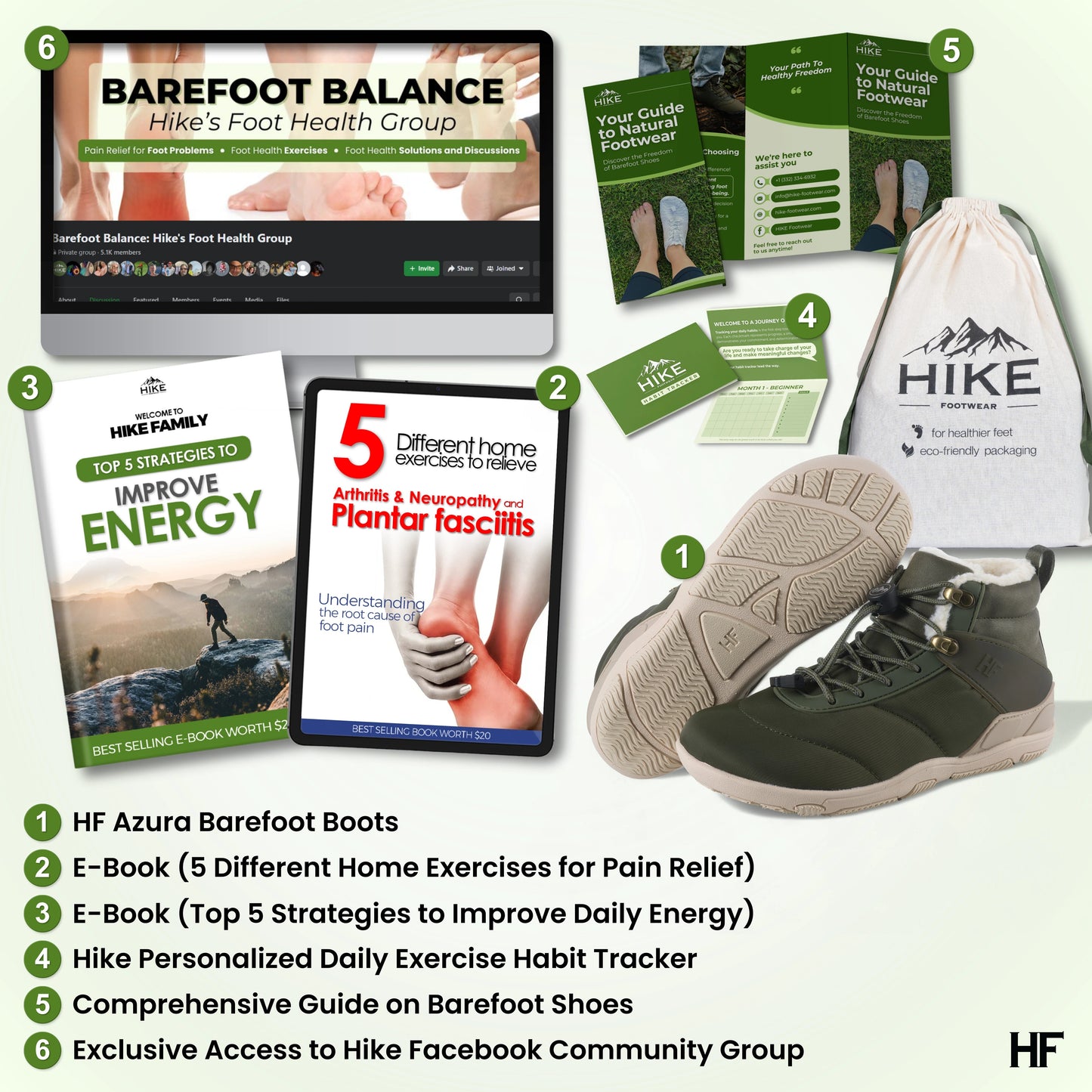 HF Azura ¨C Ergonomic & Supportive Winter Barefoot Shoes (Unisex)